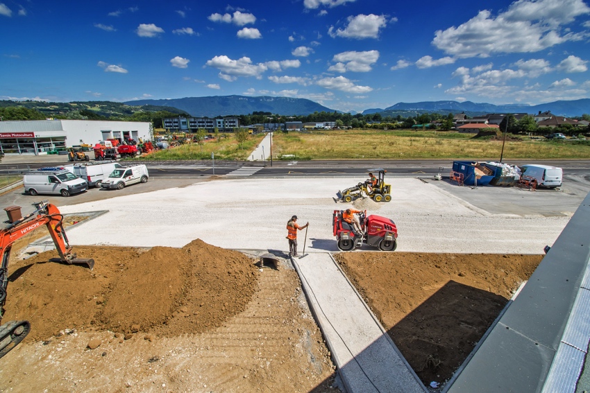 Suivi de chantier Clinique de l'Albanais (du 2 au 15 juillet 2018)